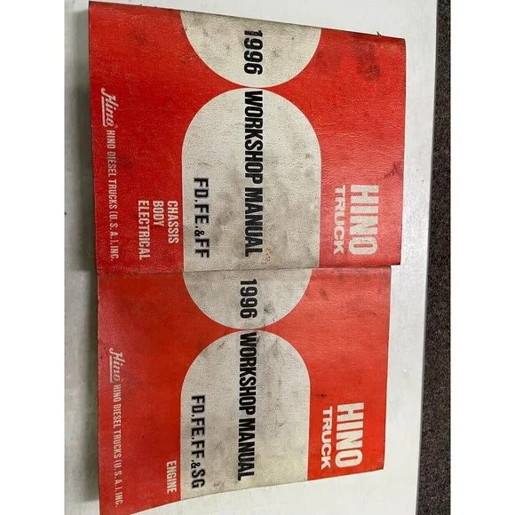1996 Hino Truck Fd Fe Ff Sg Workshop Service Repair Shop Manual Set Oem